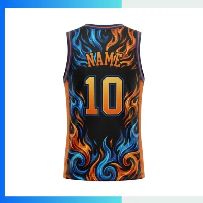Alternative view of Custom Pro Basketball Jersey V-Neck with Side Panels with 180G NBA Fabric