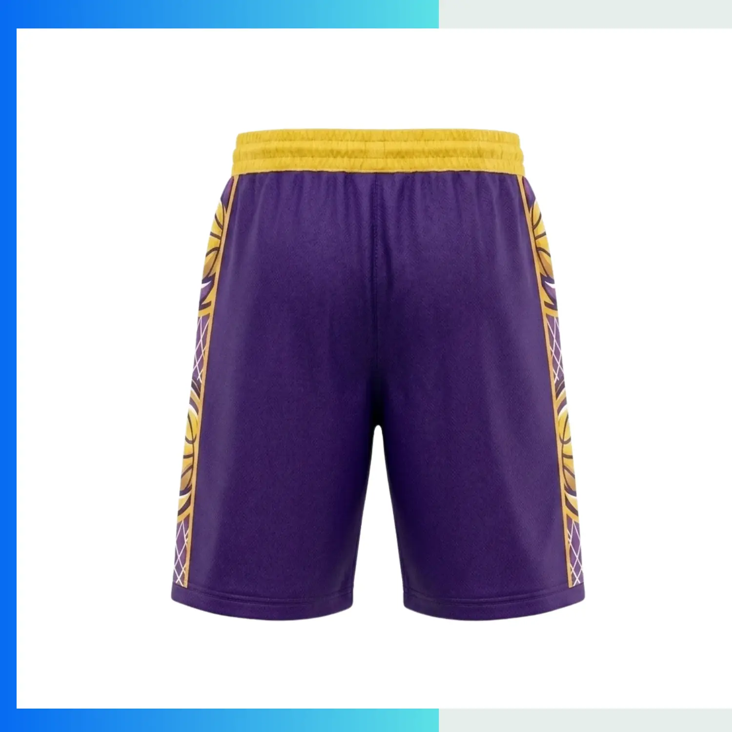 Custom Basketball Shorts With 160G Jacquard Fabric - Image 2