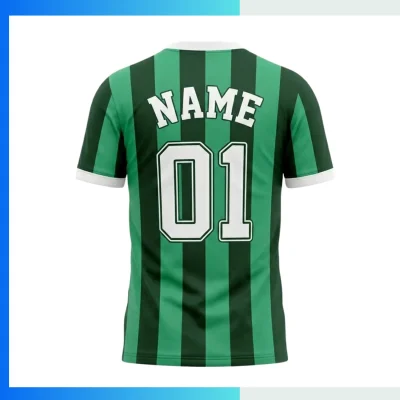 Alternative view of Custom Performance V-Neck Soccer Jersey with 180G Spandex Interlock Compression Fit Team Jersey
