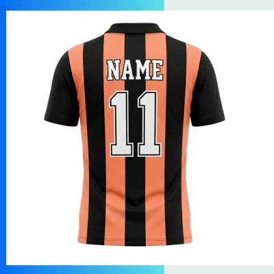 Alternative view of Custom Lapel V-Neck Soccer Jersey – 150G Interlock Team Kit | Full Sublimation Football Uniform
