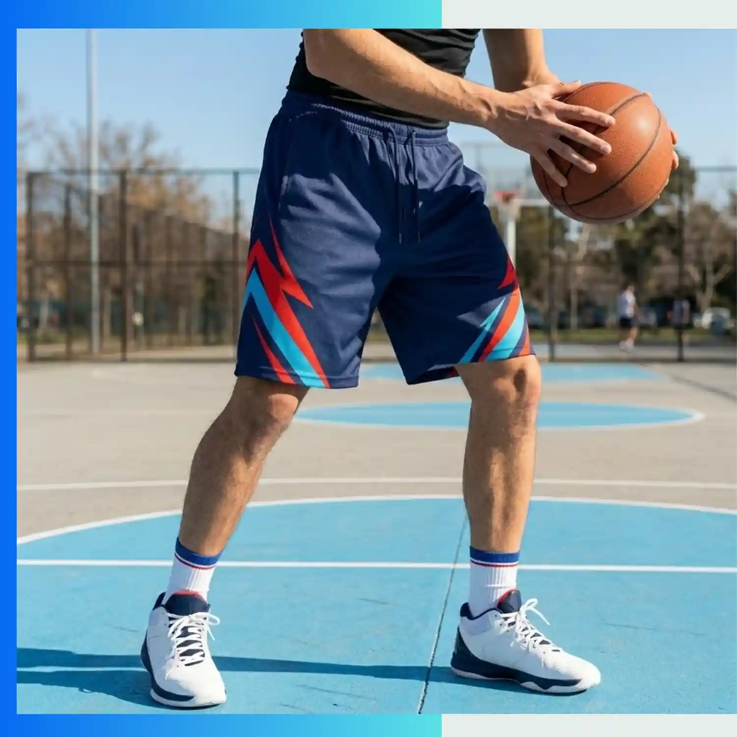 Custom Short-Length Basketball Shorts – 2” & 3” Inseam with Multiple Farbic Options - Image 3
