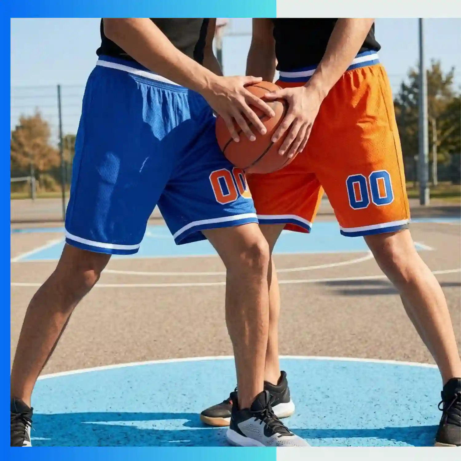 Custom Reversible Basketball Shorts – Double-Sided Game with Multiple Fabric Options - Image 3