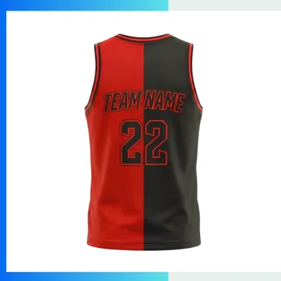 Alternative view of Custom Basketball Jersey – Lightweight Birdseye Mesh Sublimation Round Neck
