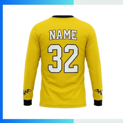Alternative view of Women’s Long Sleeve V-Neck Soccer Jersey – Custom Sublimation Performance Fit Teamwear