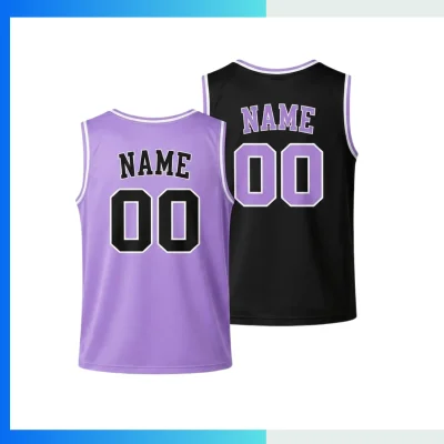 Alternative view of Custom Reversible Basketball Jersey With Multiple Fabric Options