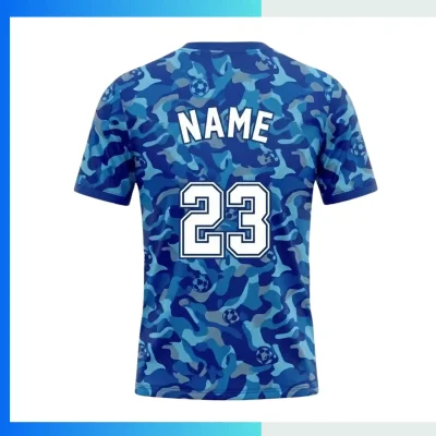 Alternative view of Premium Men's & Youth Soccer Jerseys with  180G Silk-Feel Interlock - Round Neck