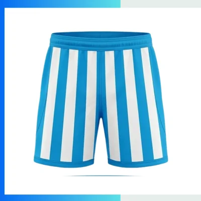 Alternative view of Custom 180G Spandex Interlock Soccer Shorts – Compression 4-Way Stretch Performance Football Shorts