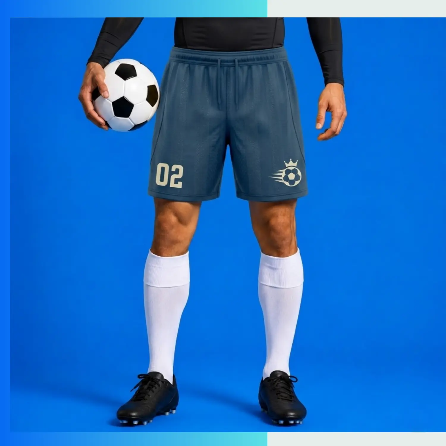 Custom VIP Performance Mesh Soccer Shorts – Full Sublimation Athletic Team Shorts - Image 3
