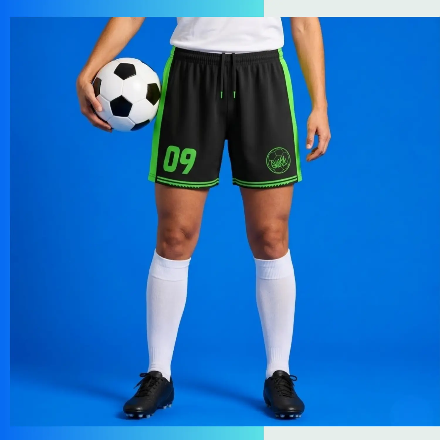 Custom Women’s Soccer Shorts – 150G Interlock Full Sublimation Team Performance Shorts - Image 3