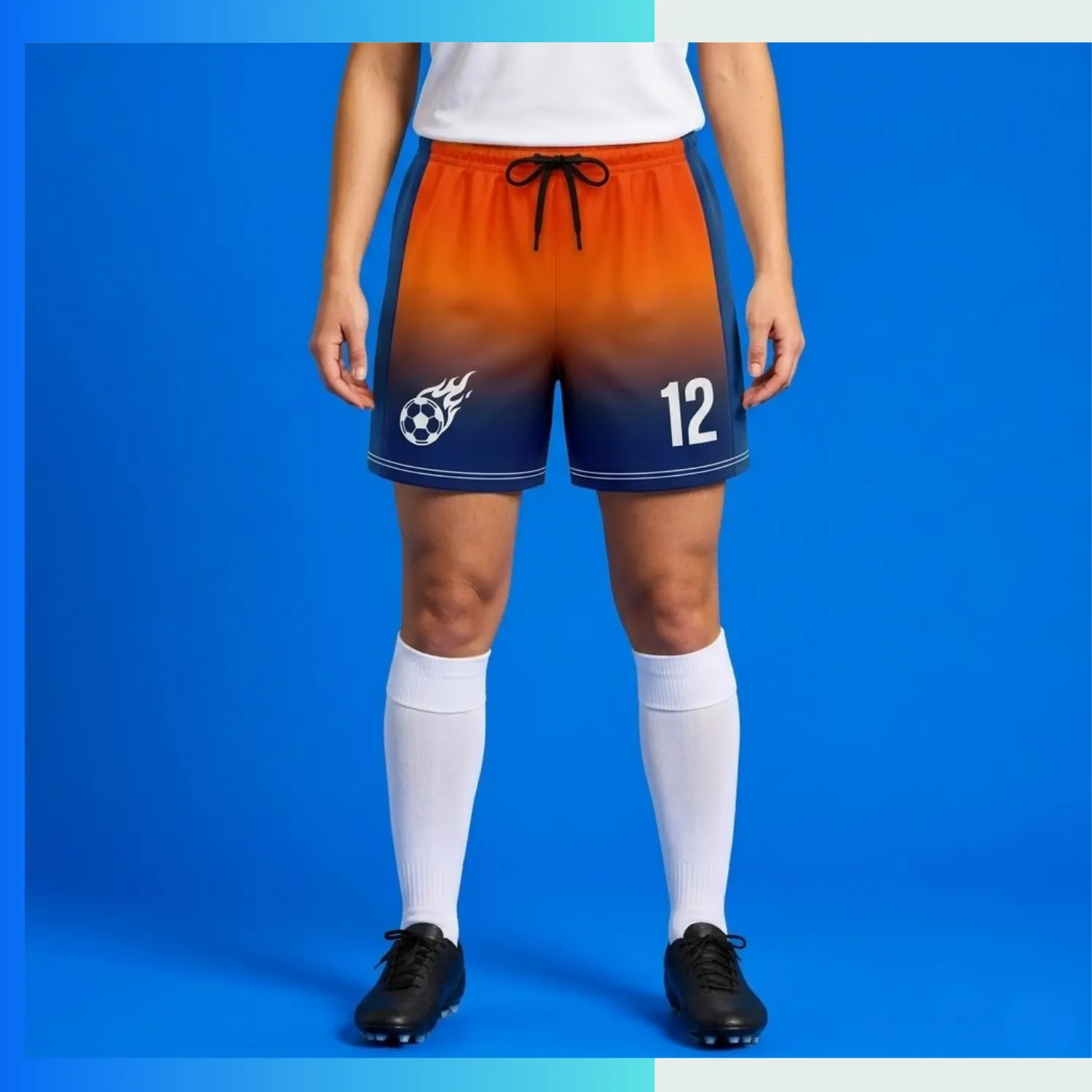 Custom Women’s Performance Lycra Compression Shorts – Elite 4-Way Stretch Sublimation Sportswear - Image 3