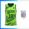 Custom Basketball V-Neck Jersey with Side Panels with 150G Short Hole Mesh