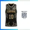 Custom Elite Basketball Jersey V-Neck with Side Panels with 160G Performance Mesh