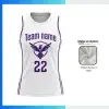 Custom Youth & Women’s Basketball Jersey with 150G Flashed V Fabric