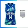 Custom Women’s V-Neck Basketball Jersey with 180G NBA Fabric