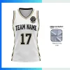 Custom Women’s Basketball Jersey V-Neck with Side Panels with 150G Short Hole Mesh