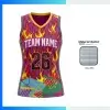 Custom Pro Women’s Basketball Jersey V-Neck with Side Panels with 180G NBA Fabric