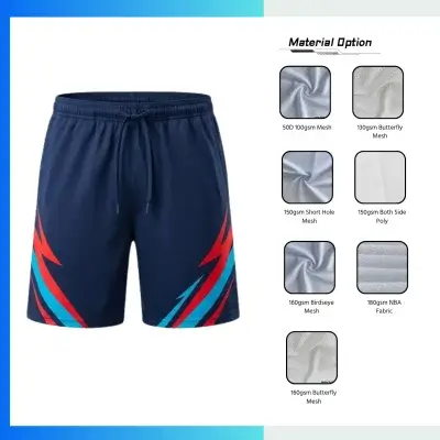 Custom Short-Length Basketball Shorts – 2” & 3” Inseam with Multiple Farbic Options