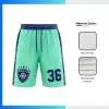 Custom Short-Length Training Basketball Shorts with Pockets – 2” & 3” Inseam with 150G Interlock