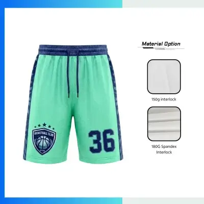 Custom Short-Length Training Basketball Shorts with Pockets – 2” & 3” Inseam with 150G Interlock