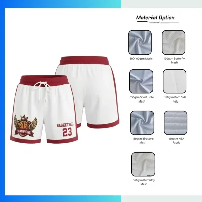Custom Women’s Basketball Shorts – 2” & 3” Inseam with Multiple Farbic Options