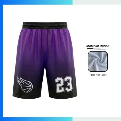 Custom Basketball Shorts With 180G NBA Fabric