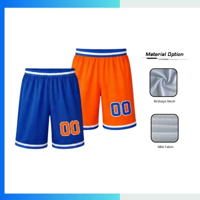 Custom Reversible Basketball Shorts – Double-Sided Game with Multiple Fabric Options