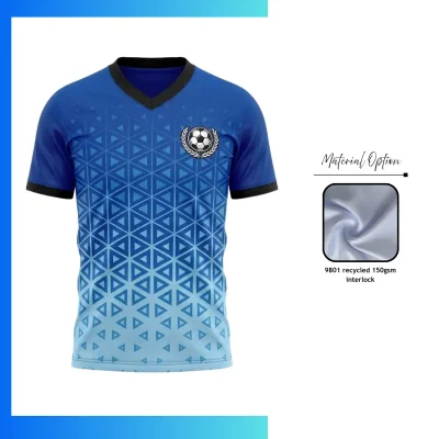 Custom Eco-Friendly Soccer Jersey with Full Sublimation Recycled Polyester