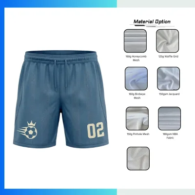 Custom VIP Performance Mesh Soccer Shorts – Full Sublimation Athletic Team Shorts