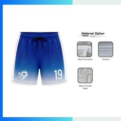 Custom Sublimation Soccer Shorts β Lightweight 100% Polyester Athletic Shorts XSβ4XL