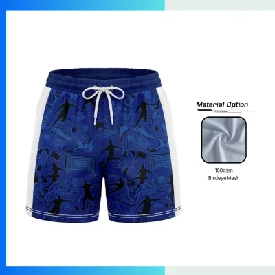 Custom Sublimation Soccer Shorts – Lightweight 100% Polyester Athletic Shorts XS–4XL