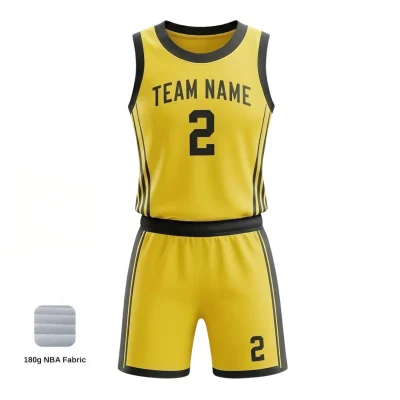 Women's-specific 180G NBA-style jacquard fabric basketball uniform kit with a tailored fit and substantial pro drape.
