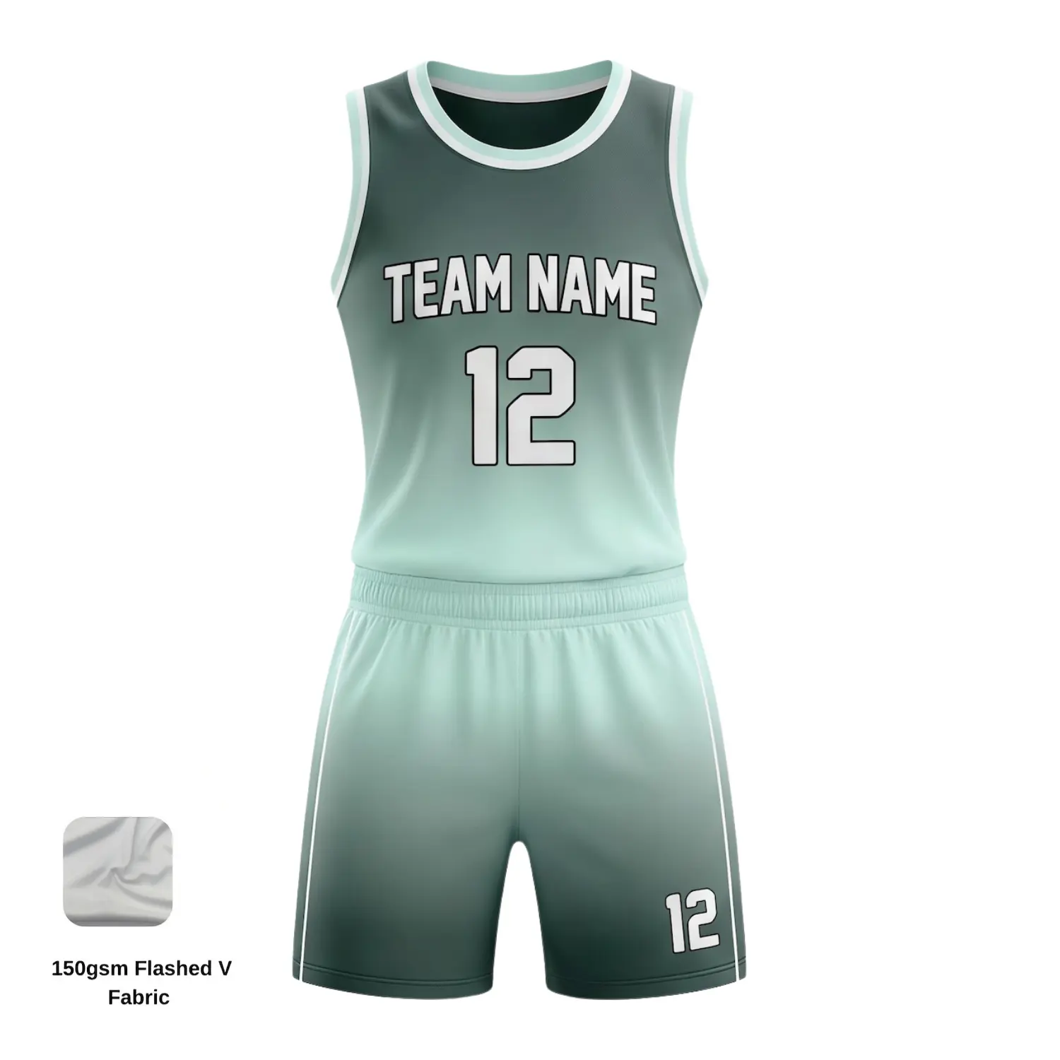Women's-specific V-neck basketball uniform kit with a classic collar, contoured fit, and dual-layer Flashed V Fabric with a smooth exterior and cooling lining.