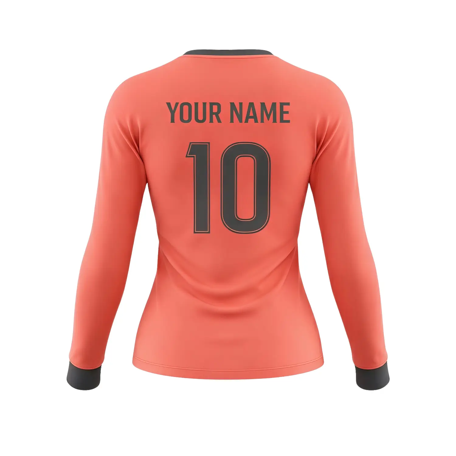 Soccer team wearing classic long sleeve V-neck jerseys in cooler weather