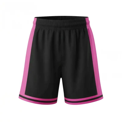 Female basketball player wearing 2-inch shorter Birdseye Mesh shorts