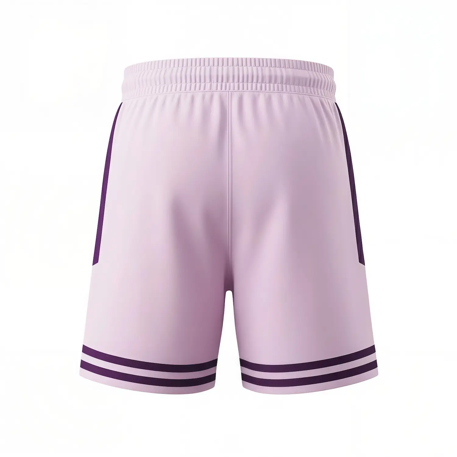 Female athlete wearing 2-inch inseam 150 Interlock basketball shorts Caption: The BKB-02-INT features a 2-inch inseam and premium 150 Interlock fabric for ultimate comfort, ventilation, and mobility.