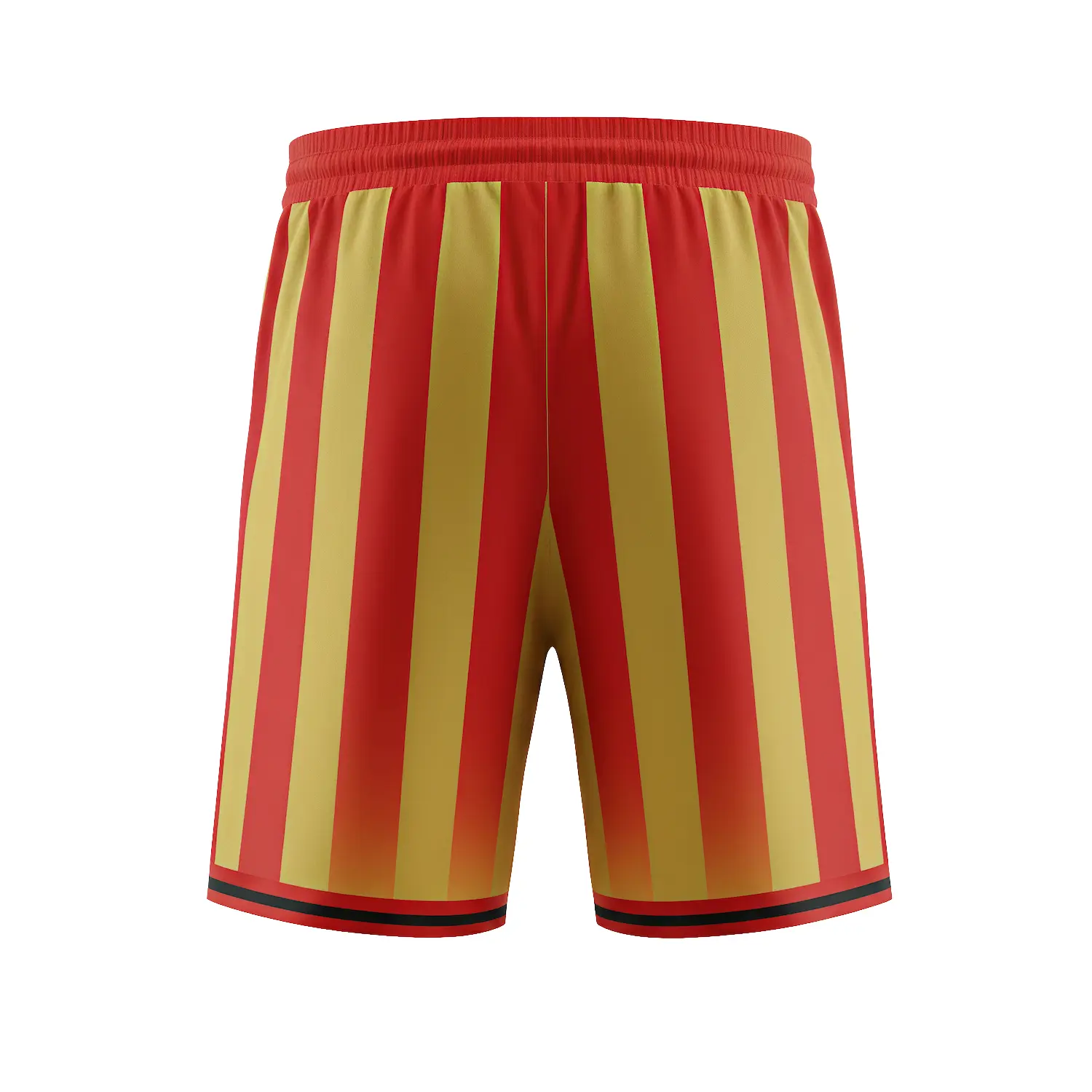 Soccer player wearing ultra-breathable Birdseye Mesh shorts in hot weather