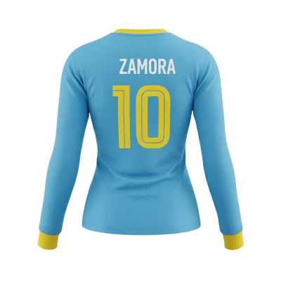 Elite soccer team wearing luxury long sleeve silk-feel jerseys during professional match