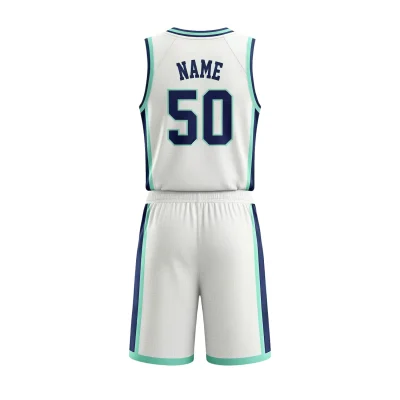 Maximum ventilation short hole mesh basketball uniform kit with an open-hole construction jersey and shorts.