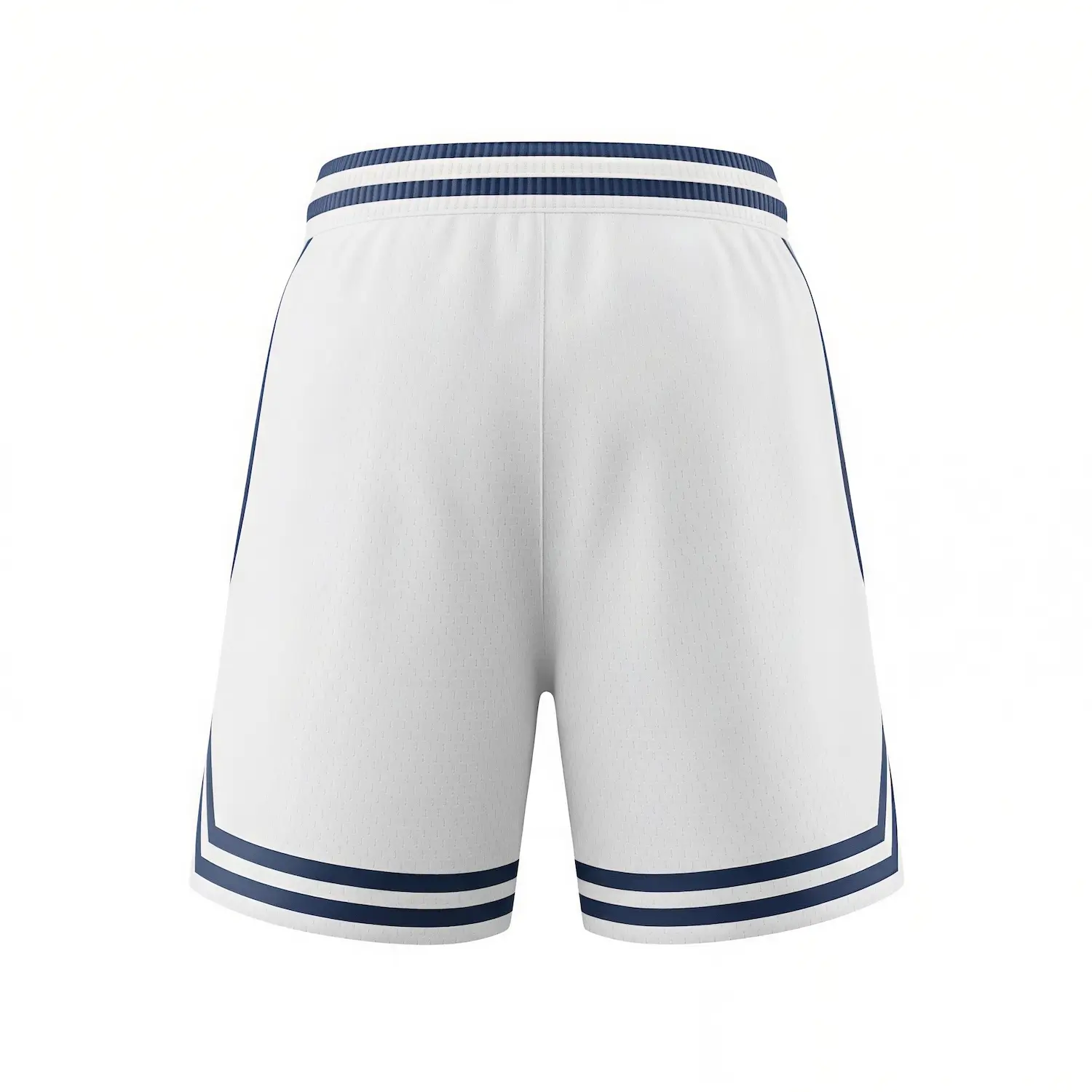 Women and teen wearing matching modern 2-inch shorter basketball shorts made from jacquard fabric