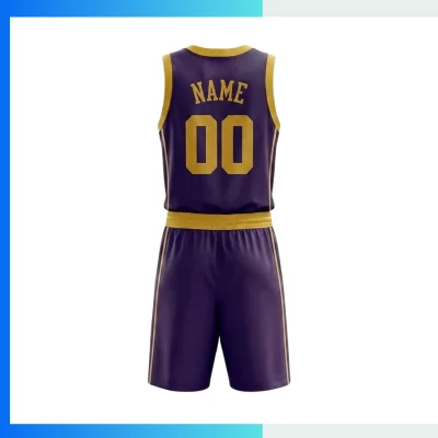 Alternative view of Custom Basketball Uniform Kits with160G Birdseye Mesh