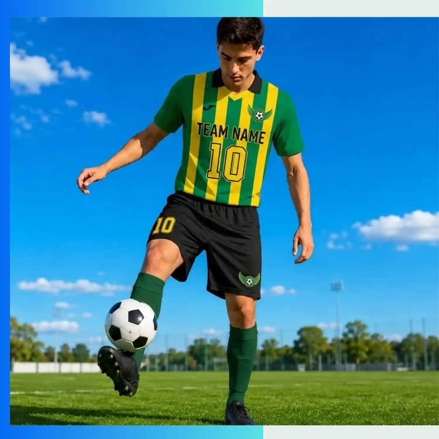 Custom Youth & Adult Soccer Uniform Set – Jersey + Shorts Full Sublimation Team Kit - Image 3