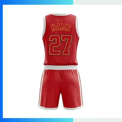 Alternative view of Custom Women’s Basketball Uniform Kits with 150G Short Hole Mesh