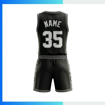 Alternative view of Custom Women’s Basketball Uniform Kits with 160G Jacquard