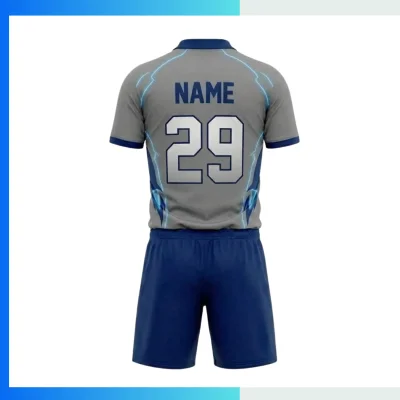 Alternative view of Custom Luxury Soccer Uniform Set – Silk-Feel Jersey & Shorts Full Sublimation with 180G Interlock