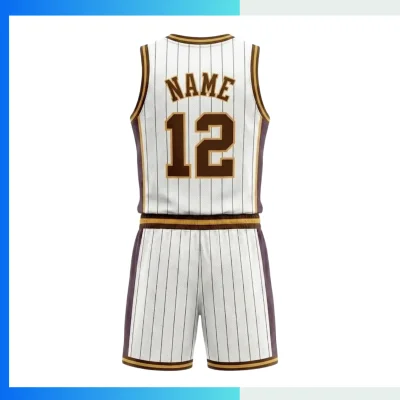 Alternative view of Custom Basketball Uniform Kits with 100G Lightweight Birdseye Mesh