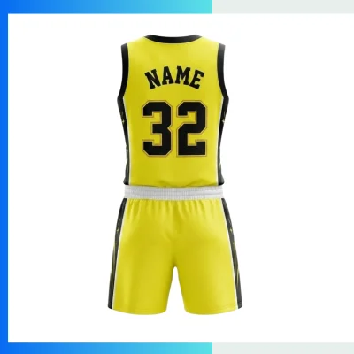 Alternative view of Custom Women’s V-Neck Basketball Uniform Kits with 180G NBA-Style Fabric