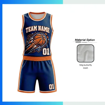 Custom Women’s V-Neck Basketball Uniform Kits with 130G Butterfly Mesh