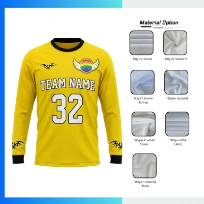 Women’s Long Sleeve V-Neck Soccer Jersey – Custom Sublimation Performance Fit Teamwear