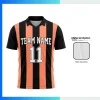 Custom Lapel V-Neck Soccer Jersey – 150G Interlock Team Kit | Full Sublimation Football Uniform