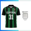Elite Compression Soccer Jersey – 180G Spandex Interlock Lapel V-Neck Custom Team Kit | Full Sublimation